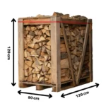 Bois de chauffage 25 cm – Palette 1,7 stère – 100 % Hêtre – Image 3