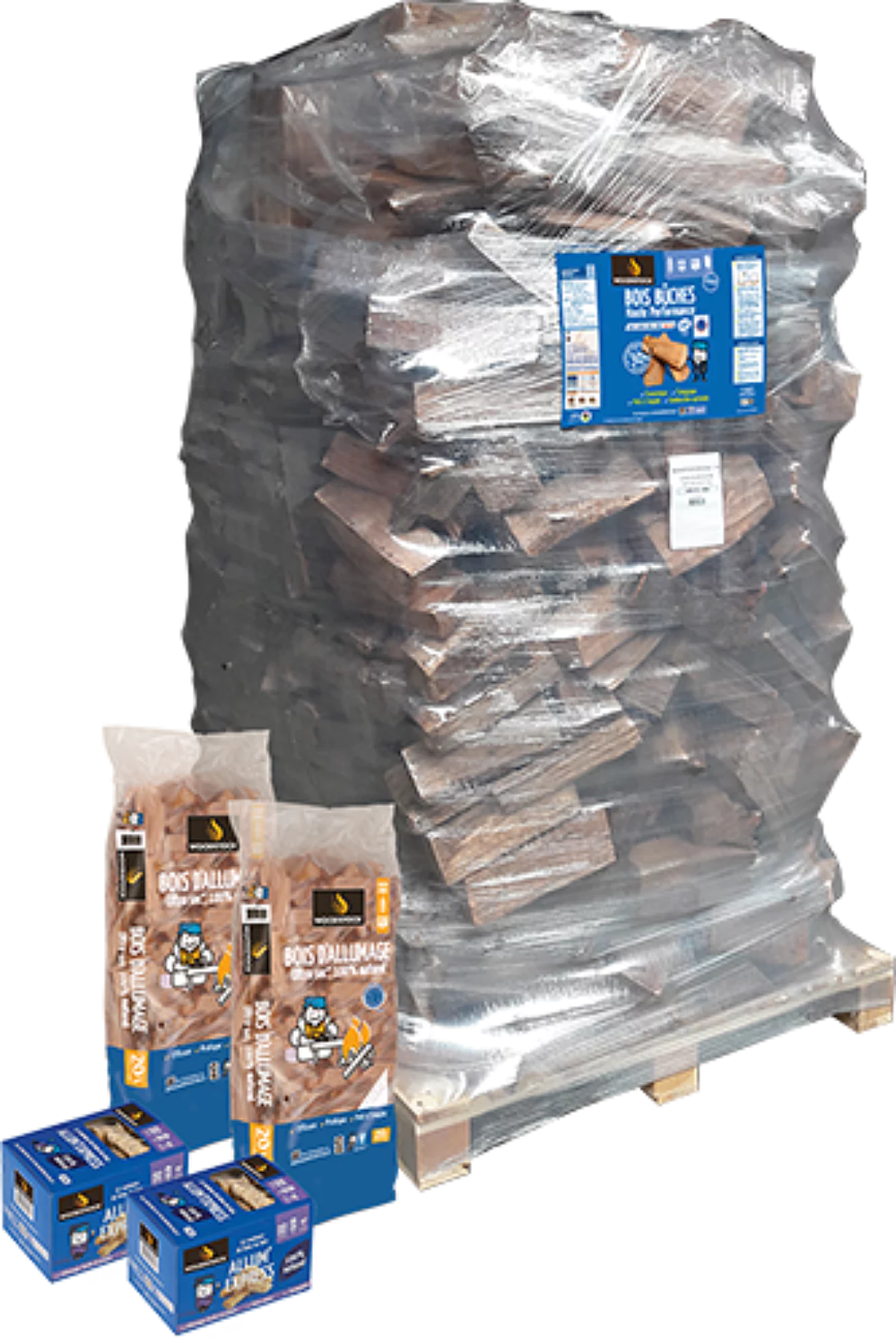 woodstoock buche Pack WOODSTOCK Bois bûches 30 cm – Ballot 2000 dm³ – Image 1